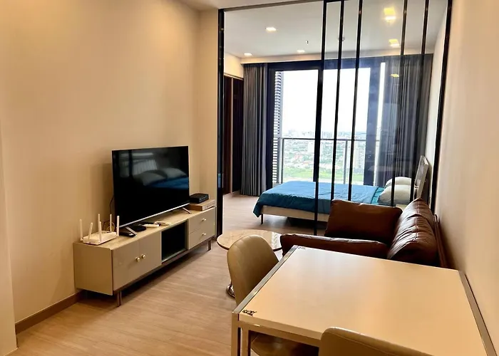 High Floor With Large Living Pool And Gym Appartement *